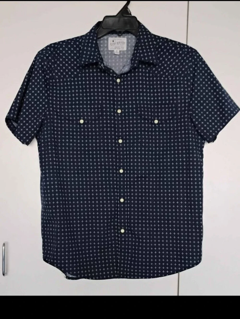 Bundle Of 3 Men's J. Crew And Lucky Brand Slim Fit Button-Down Shirts